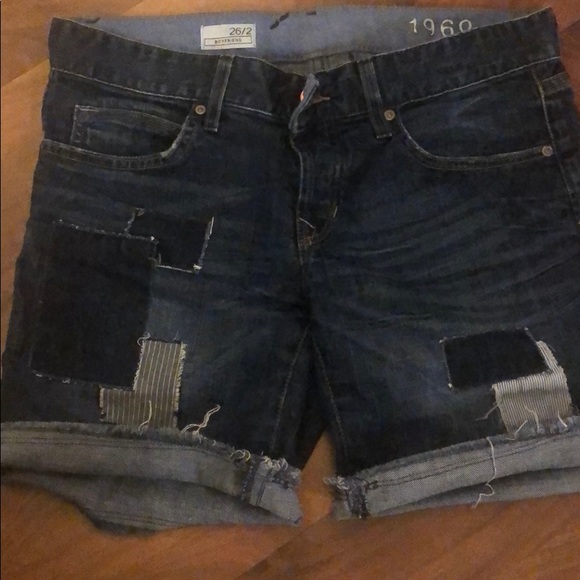 Patchwork Jean shorts - Picture 1 of 2